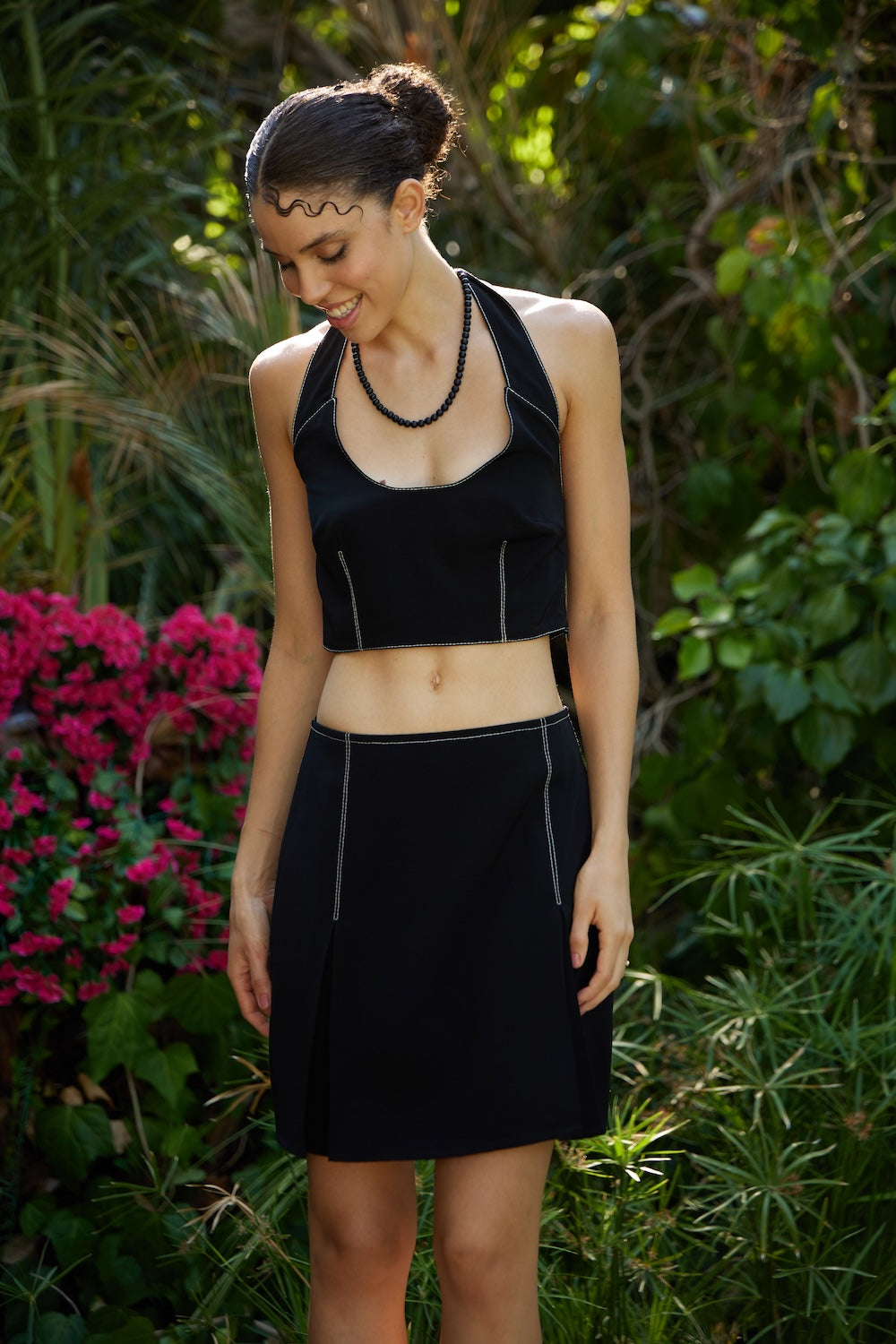 Siyah Line Detaylı Etek