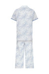 Çiçek Desen Cotton Uzun Pijama Takım